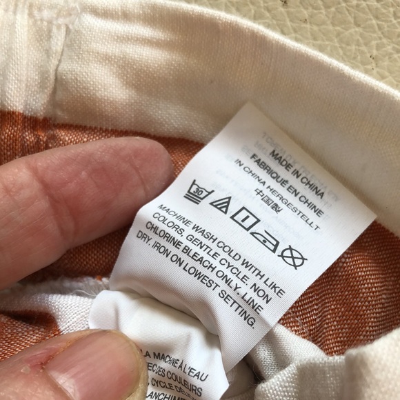 Madewell caramel/white striped culottes - Picture 9 of 11